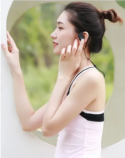 Бездротова Bluetooth стерео гарнітура Remax RB-S19 вакуумна Black
 - фото 5