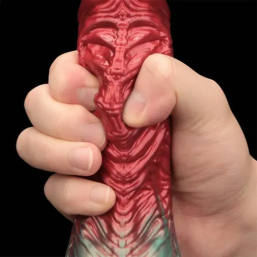 Фаллоимитатор Lovetoy Dual Density 8’’ 21 см (красный) - фото 4