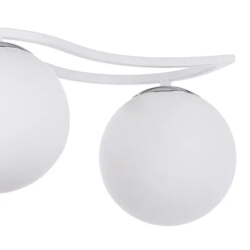 Люстра Brille потолочная молекула в спальню E27 60W WH (BL-318S/4) - фото 2