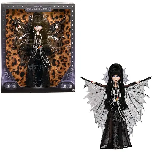 Лялька Monster High Skullector Ельвіра з фільму Ельвіра - володарка темряви, колекційна (HYV99) - фото 4
