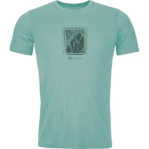 Футболка Ortovox 120 Cool Tec MTN Cut TS W XS Бірюзова (1054-025.001.1217)