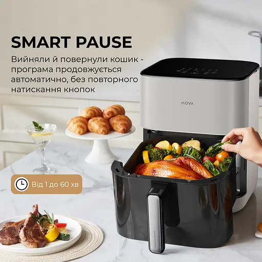 Мультипечь MOVA AeroChef FD10s Pro White - фото 10