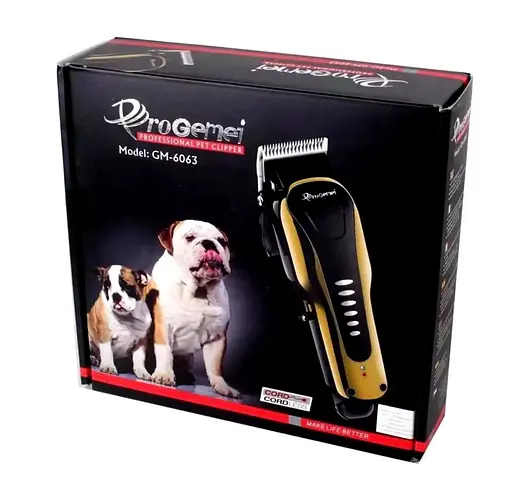 Універсальна машинка для стрижки тварин (собак) Gemei Gm-6063 - фото 8