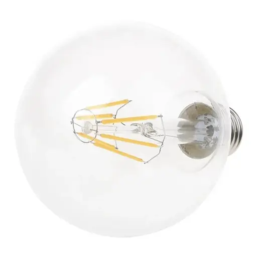 Лампа Brille світлодіодна LED 6W E27 COG WW G95, 220 В