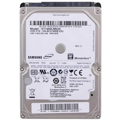 Жорсткий диск Seagate 2.5 Spinpoint M8 1Tb (ST1000LM024) Б/в - фото 1