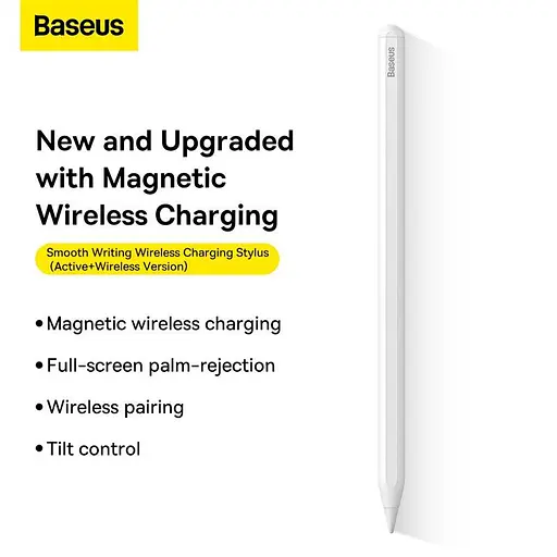 Стилус Baseus Smooth Writing Wireless Charging Stylus Active+Wireless Version SXBC020102 - фото 6