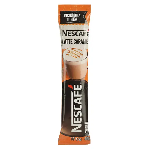 Напій кавовий розчинний Nescafe Latte Caramel Cream зі смаком карамелі 16 г - фото 2