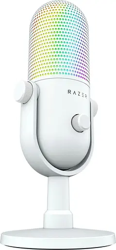 Мікрофон Razer Seiren V3 Chroma White (RZ19-05060200-R3M1) - фото 1