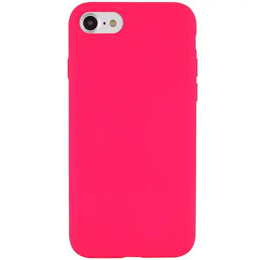 Чохол Epik Silicone Case Full Protective AA NO LOGO для Apple iPhone SE 2020/7/8 4.7 Рожевий/Barbie pink