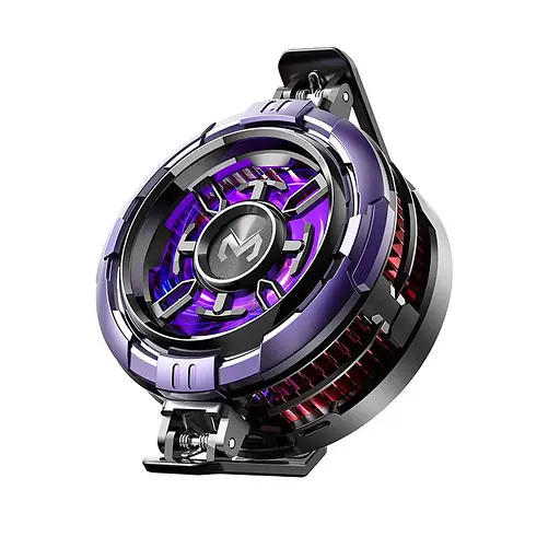 Кулер активне охолодження для телефону / планшета Memo CX08 AI c магнітним і механічним кріпленням Purple (18515)