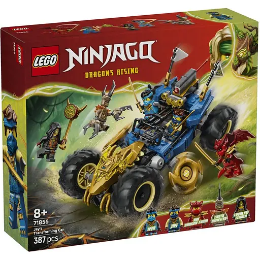 Конструктор LEGO Ninjago Автомобиль-трансформер Джея 387 деталей (71856)