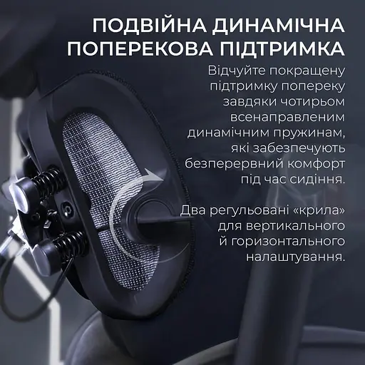 Игровое кресло Sihoo DORO S300 Mesh Dark Grey (S300-M201) - фото 7