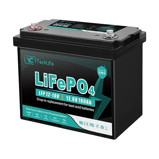 Акумуляторна батарея літій-залізо-фосфатна 12.8В 100А*год EverExceed LFP 12-100 (LDP 12-100) LiFePO4 (44-00510) - фото 1