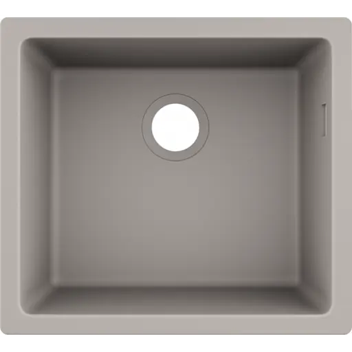 Кухонна мийка Hansgrohe S510-U450 під стільницю 500x450 Concretegrey 43431380, Sand - фото 1