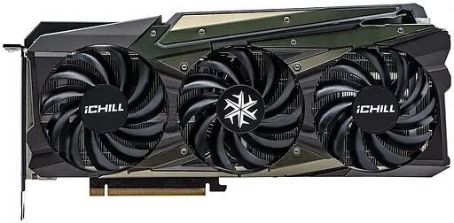 Відеокарта Inno3D RTX 3080 10Gb ICHILL X4 (M30804-106X-1810VA37N) (GDDR6X, 320 bit, PCI-E v4.0 x16) Б/в - фото 1