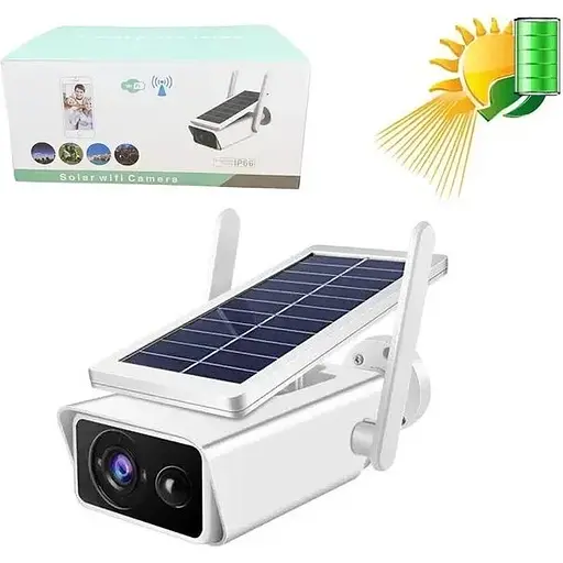 Автономная камера видеонаблюдения Photocatalysis беспроводная для внешнего видеонаблюдения на солнечной батарее IP Solar Wi-Fi Camera - фото 2