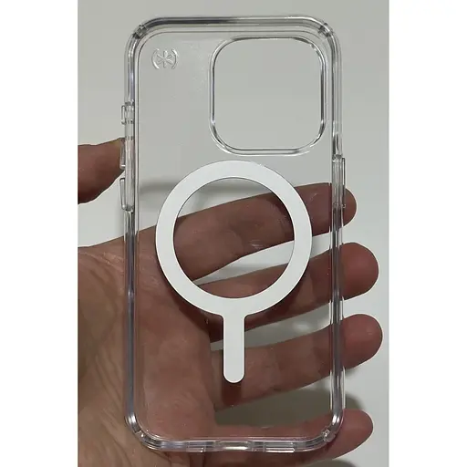 Чохол прозорий протиударний Speck Presidio Clear Case MagSafe для Apple Iphone 15 Pro (6.1") 150559-3240 - фото 9