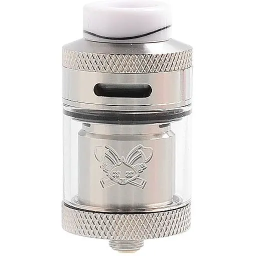 Атомайзер ATVS бак для вейпа Dead Rabbit RTA 25 мм 4.5 мл Silver (am369)