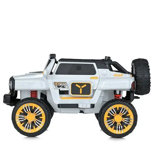 Електромобіль дитячий Bambi Джип M 5821EBLR-1 24V Racer 15 км/год білий - фото 2