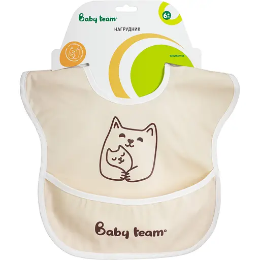 Нагрудник Baby Team вологонепроникний (6525) - фото 3