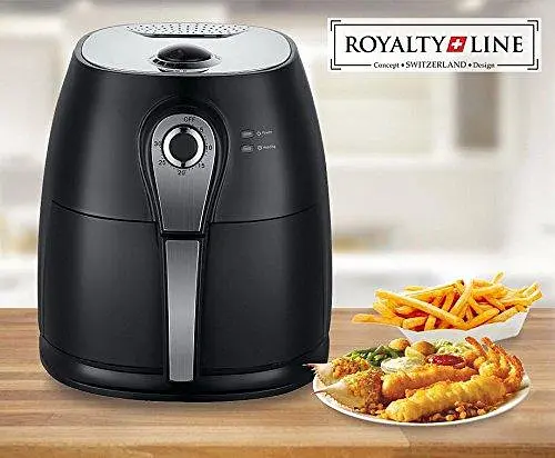 Фритюрница Royalty Line RL-AF3.1 обьем 3 л 1400 Вт Black - фото 4