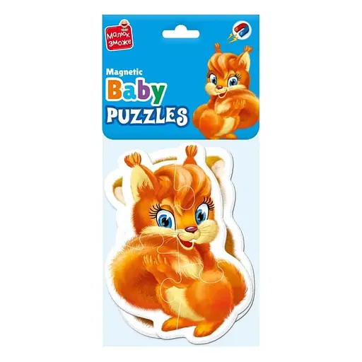 Детские магнитные пазлы Пушистики VT3208-18, 8 элементов