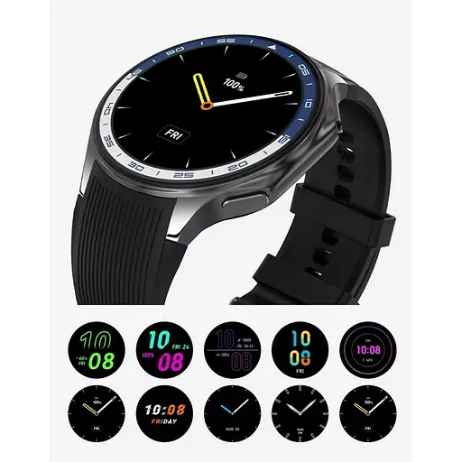 Смарт-годинник Smart Watch DT Watch X Black (3 straps) - фото 3