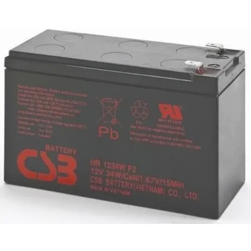 Аккумулятор CSB HR1234WF2 AGM 12V 9Ah