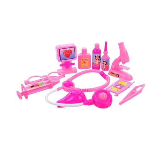 Набор врача, стетоскоп, очки, медицинские инструменты, 2 цвета, 20x31x6 см