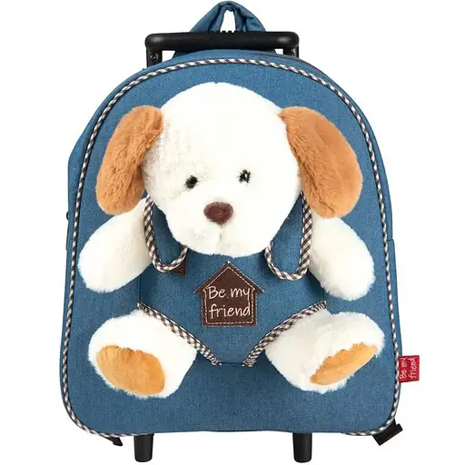 Рюкзак на колесах Perletti Toys Duff Dog джинсовий (P13034) - фото 2