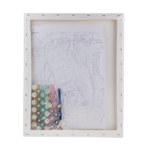 Набор для росписи по номерам "Львенок" 40*50 см, IDEA2-GX45984, ТМ "99IDEAS" - фото 6