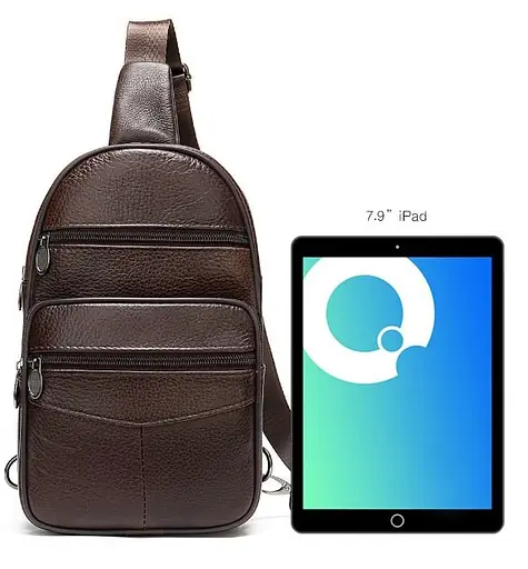 Чоловіча шкіряна сумка Vintage 17,5х26,5х5 см sum0012298 - фото 7