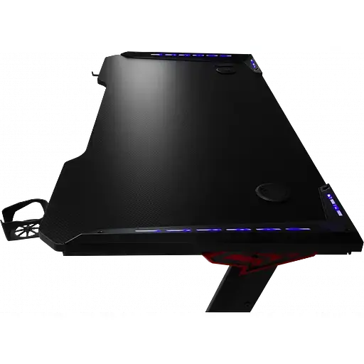 Геймерский компьютерный стол GT Racer T-1212, 120x60x73 Black (T-1212 (120x60x73) Black) - фото 9