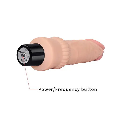 Реалистичный вибратор Lovetoy Real Softee 19.3 см телесный - фото 7