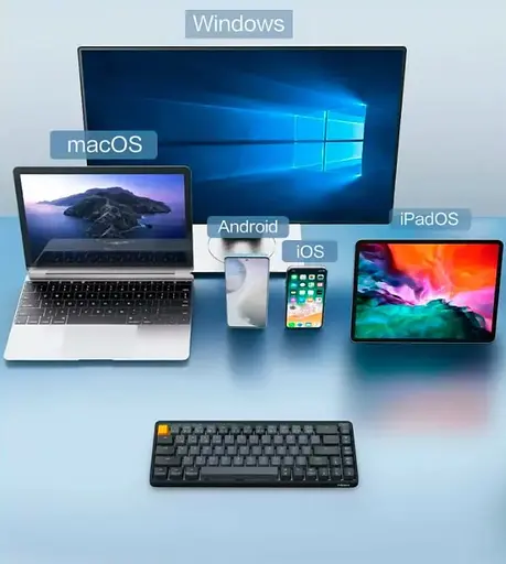 Клавиатура беспроводная механическая MiiiW POP Z680cc (MWMKB01) с украинскими буквами - фото 7