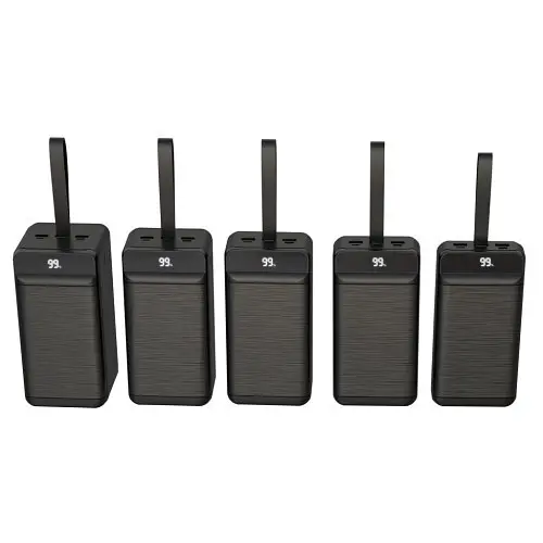 Універсальна мобільна батарея XO PR160 PD20W/QC22.5W 80 000 mAh Чорний - фото 6