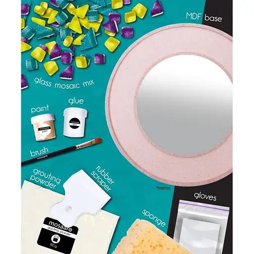 Детский набор для творчества хрустальная мозаика "Зеркало" MA4004 - фото 2