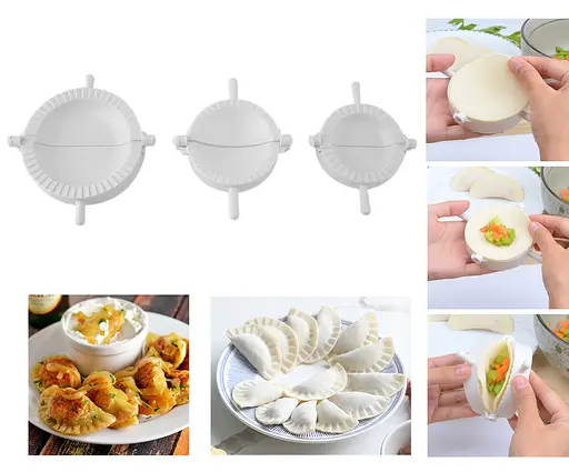 Набір з 3 форм для приготування вареників, пельменів та пиріжків, Kitchen Master 81680 - фото 3