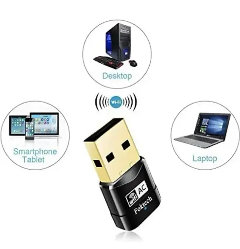 Мінібездротовий мережевий USB-адаптер Foktech - фото 4