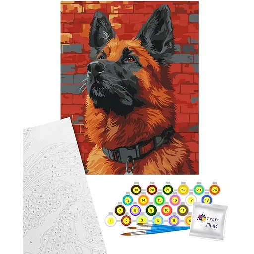 Картина за номерами Art Craft Вірність у погляді 40х50 см (11763-АС) - фото 1