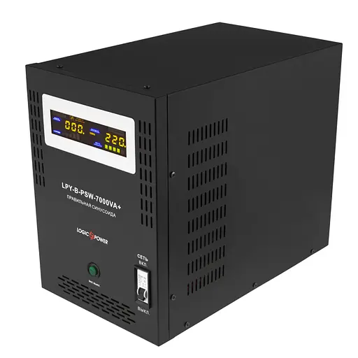 Пристрій безперебійного живлення LogicPower LPY- B - PSW-7000VA+, 10А/15А, 48V (6616)