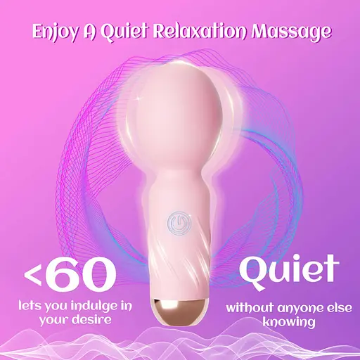 Вібратор B - Series Cute Mini Wand 10.1 см (рожевий) - фото 21