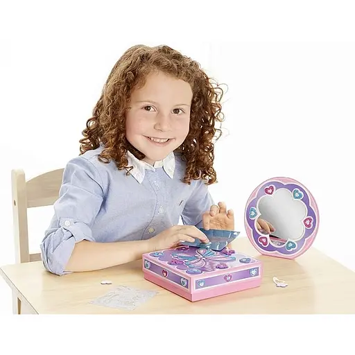 Набор для творчества Melissa & Doug Зеркало и ящик с блестящими наклейками (MD9517) - фото 7