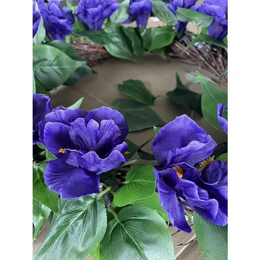 Интерьерный цветочный венок Hvoya Ирис - фото 2