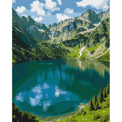 Картина по номерам на подрамнике Brushme Морской глаз - фото 1