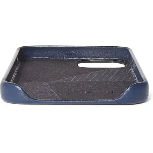 Оригинальный кожаный чехол Decoded Leather Case для iPhone 12 Mini (5.4") Matt Navy Blue - фото 3