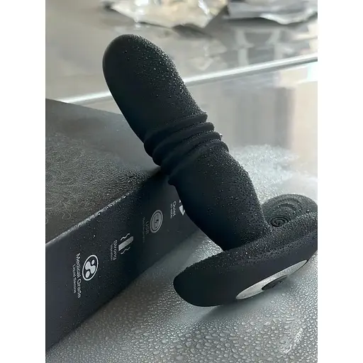 Анальний фалоімітатор Масажер простати Анальний телескопічний вібромасажер - фото 2