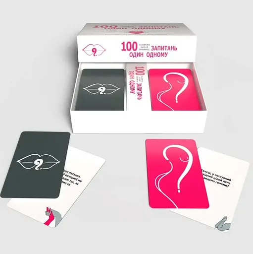 Карточная игра "100 вопросов друг другу" Bombat 800446, 100 карт заданий, правила - фото 2