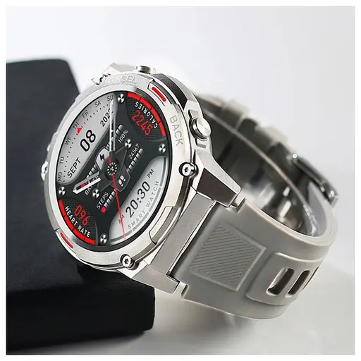 Смарт-годинник Oukitel bt50 сріблястий - фото 5