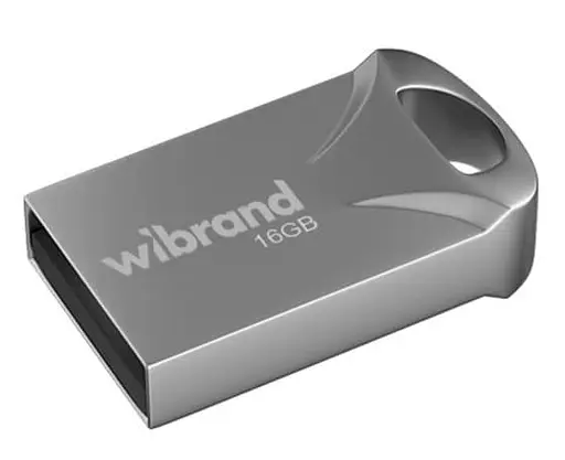 Flash Wibrand USB 2.0 Hawk 16Gb Silver - фото 1